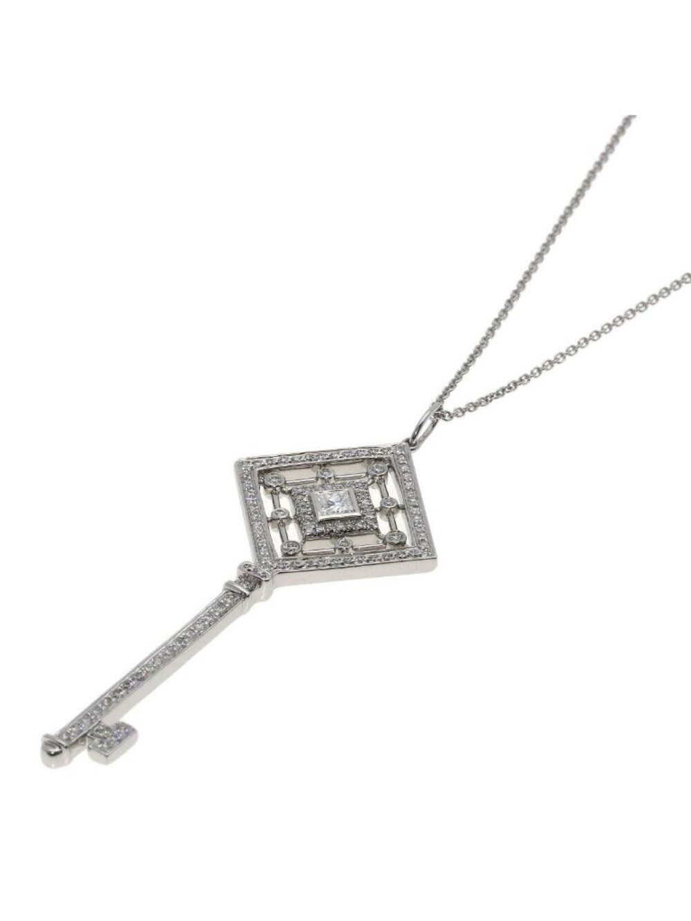 Tiffany & Co Gray Ski Diamond Necklace